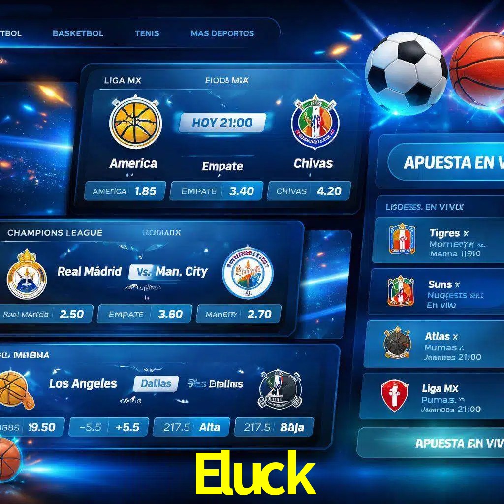 Mercados de apuestas deportivas Eluck para jugadores en México